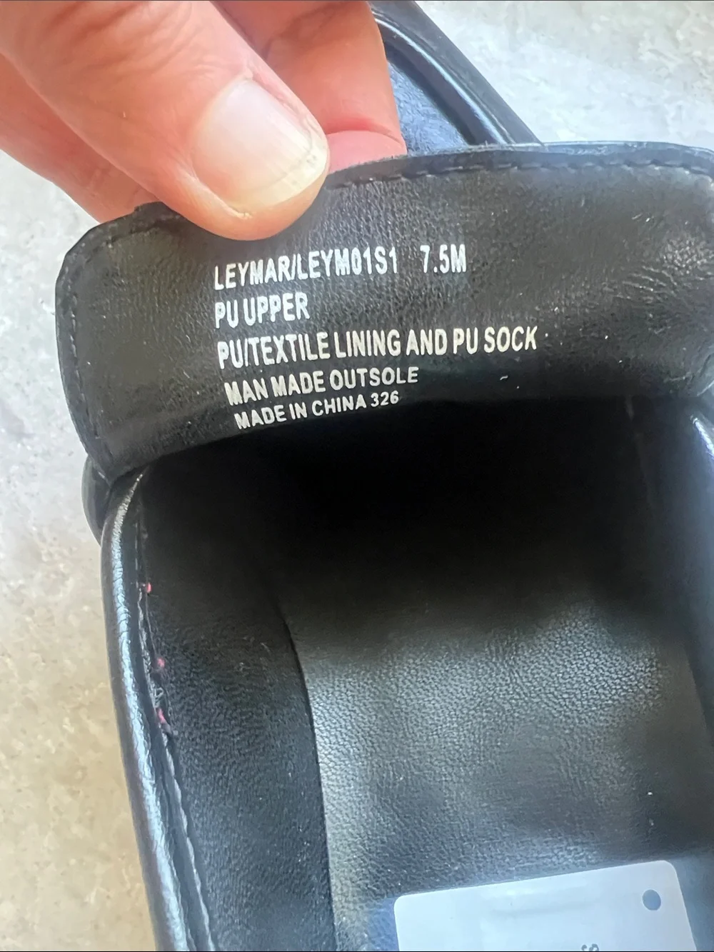 Steve Madden Black Leather Square-Toe Loafers